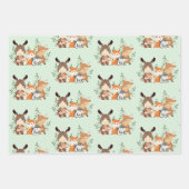 Papier d'enveloppement des animaux de la forêt ver (Devant 3)