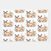 Papier d'enveloppement des animaux de la forêt ver (Devant)