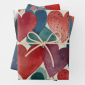 Papier d'enveloppement des Coeurs d'or (En situation)