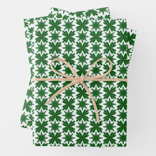 Papier d'enveloppement des flocons de neige (En situation)