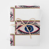 Papier d'enveloppement des yeux (En situation)