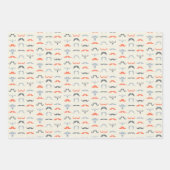 Papier d'enveloppement d'icônes Barbershop (Devant 3)