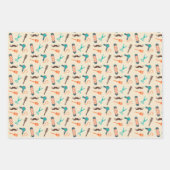 Papier d'enveloppement d'icônes Barbershop (Devant 2)