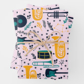 Papier d'enveloppement d'instruments de musique (En situation)