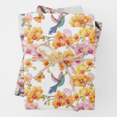 Papier d'enveloppement d'oiseaux Ensemble plat de  (En situation)