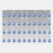 Papier d'enveloppement d'ornement de fantaisie ble (Devant 2)