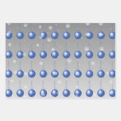 Papier d'enveloppement d'ornement de fantaisie ble (Devant)