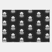 Papier d'enveloppement effrayant pour clown d'horr (Devant)