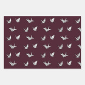 Papier d'enveloppement en fleur de cerise de grue (Devant 3)