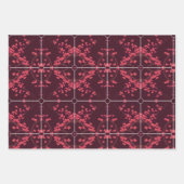 Papier d'enveloppement en fleur de cerise de grue (Devant)