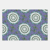 Papier d'enveloppement en mandala plat de couleur  (Devant)