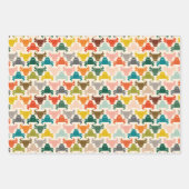 Papier d'enveloppement en silhouette à tête de tau (Devant 3)