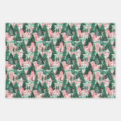 Papier d'enveloppement esthétique de Noël (Devant)