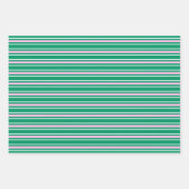 Papier d'enveloppement Festive Stripe Christmas (Devant 3)