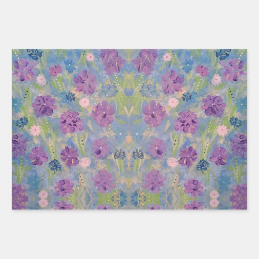 Papier d'enveloppement floral Bouquet de printemps (Devant)