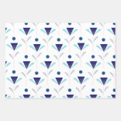 Papier d'enveloppement floral de printemps moderne (Devant)