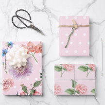 Papier d'enveloppement floral pour n'importe quell