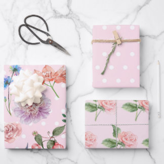Papier d'enveloppement floral pour n'importe quell