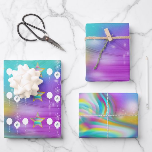 Papier d'enveloppement Galaxy (Recto)