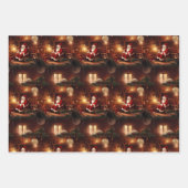 Papier d'enveloppement glamour de Noël (Devant)