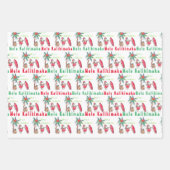 Papier d'enveloppement Hawaiian Père Noël Mele Kal (Devant 3)