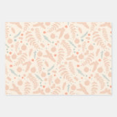 Papier d'enveloppement moderne de Noël (Devant)