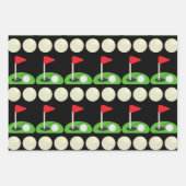Papier d'enveloppement Motif de golf (Devant 2)