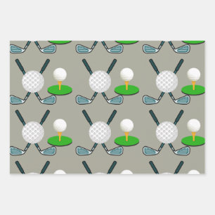 Papier d'enveloppement Motif de golf