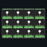 Papier d'enveloppement Motif de golf<br><div class="desc">Donnez à vos cadeaux une touche d'amour avec notre papier d'emballage spécial! Conçu avec un design motif de golf unique, ce papier magnifique est le moyen parfait pour faire ressortir n'importe quel cadeau. Ils le rendent idéal pour des occasions spéciales ou juste des cadeaux surprise quotidiens ! Montrez à quelqu'un...</div>