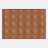 Papier d'enveloppement noir rouge or 3 (Devant 2)