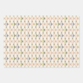 Papier d'enveloppement Pastel Harlequin Diamonds (Devant)