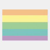 Papier d'enveloppement Pastel Rainbow (Devant 3)