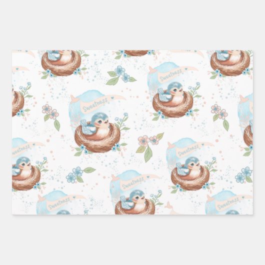 Papier d'enveloppement pour bébé (Devant 3)