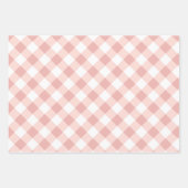 Papier d'enveloppement pour bébé fille - 3 feuille (Devant)