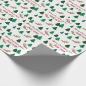 Papier d'enveloppement pour cadeau Wiener Dog pers (Coin)