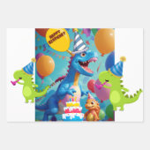 Papier d'enveloppement pour fête d'anniversaire de (Devant 3)