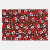 Papier d'enveloppement pour hibiscus de Noël hawaï (Devant)