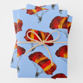 Papier d'enveloppement pour parachutisme (En situation)