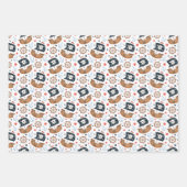 Papier d'enveloppement pour sac à dos pour fille à (Devant 3)