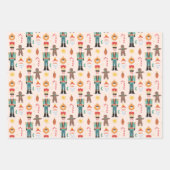 Papier d'enveloppement rose de Noël (Devant)