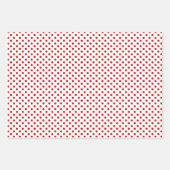 Papier d'enveloppement rouge blanc (Devant 3)