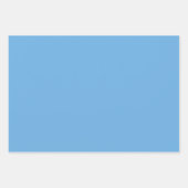 Papier d'enveloppement vert et bleu laiton chic (Devant 3)