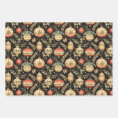 Papier d'enveloppement Vintage de Noël (Devant 2)