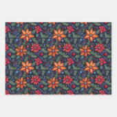 Papier d'enveloppement Vintage Village de Noël (Devant 2)