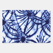 Papier d'enveloppement Web Indigo Tie Dye Spider (Devant 3)
