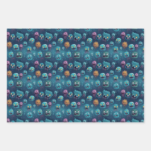 Papier d'enveloppement Zombie Frenzy (Devant 2)