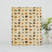 Papier Déplaisant Cute Halloween Thème Motif (Debout devant)