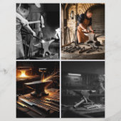 Papier Dépliant de forgeron de la maison ouverte de Forge (Dos)