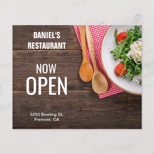Papier Dépliant d'ouverture du Grand Restaurant (Devant)