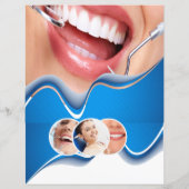 Papier Dépliant du bureau d'affaires des soins dentaires (Dos)